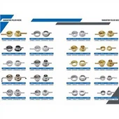 Gât de umplere a radiatorului din aluminiu